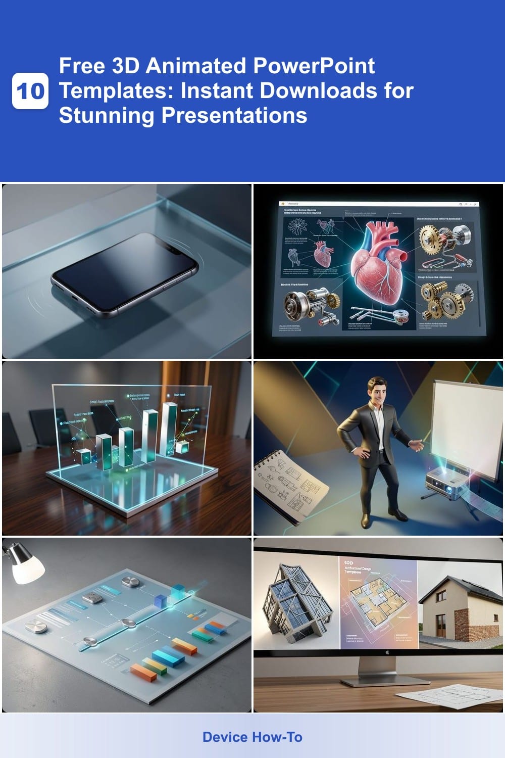 10 Free 3D Animated PowerPoint Templates: Instant Downloads for Stunning Presentations