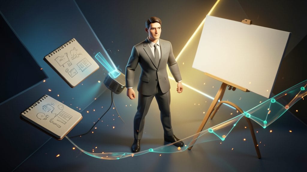 Creative 3D Storytelling Presentation