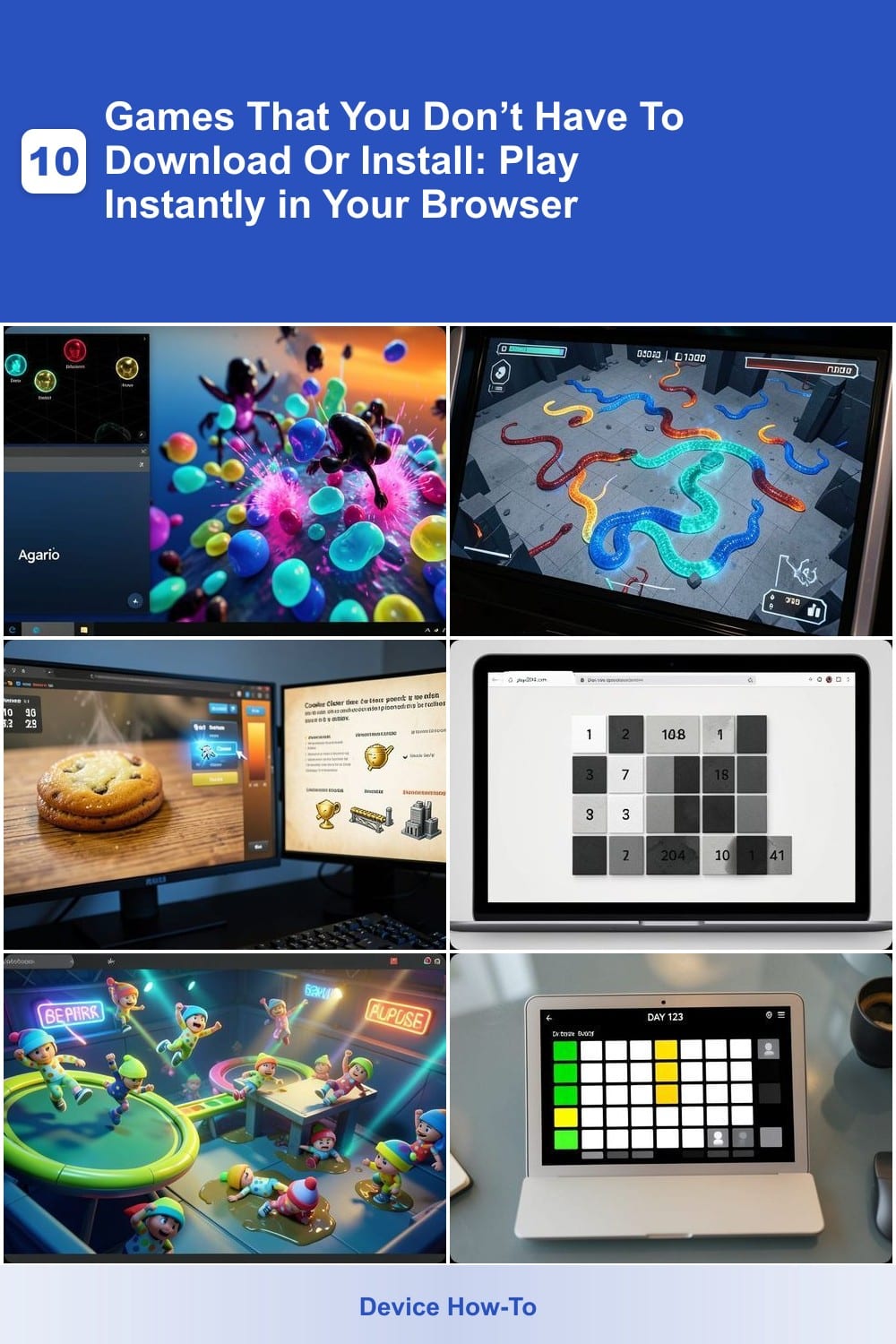 10 Games That You Don’t Have To Download Or Install: Play Instantly in Your Browser