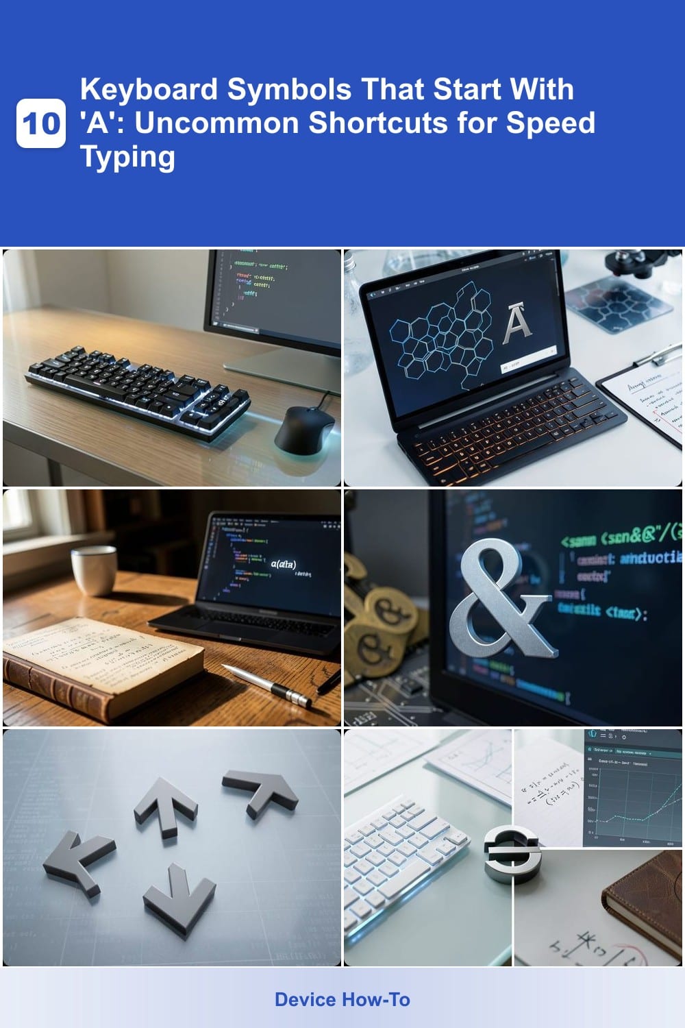 10 Keyboard Symbols That Start With "A": Uncommon Shortcuts for Speed Typing